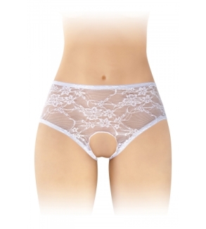 Culotte ouverte blanche Amanda - Fashion Secret