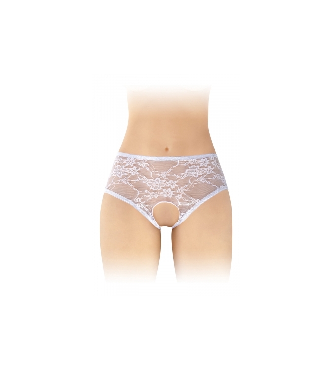 Culotte ouverte blanche Amanda - Fashion Secret