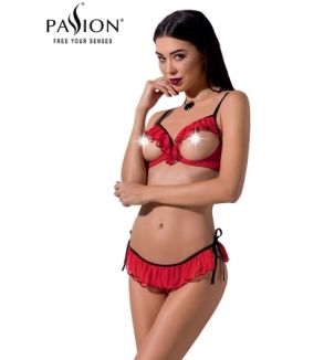 Ensemble lingerie seins nus Cherry - Passion