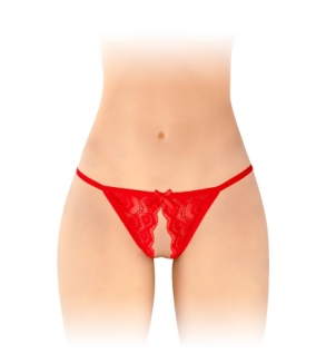 Culotte ouverte Zoé rouge - Fashion Secret