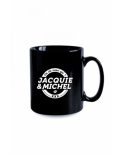 Mug noir J&M - logo rond