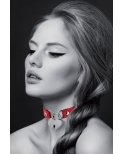 Collier rouge cadenas coeur - Bijoux Pour Toi