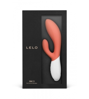 Vibro Rabbit Ina 3 Coral Red - Lelo