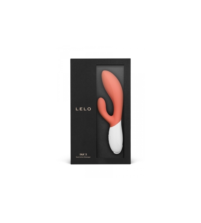 Vibro Rabbit Ina 3 Coral Red - Lelo