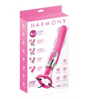 Stimulateur 4 en 1 Harmony fuchsia - Yoba