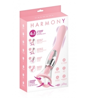 Stimulateur 4 en 1 Harmony rose - Yoba