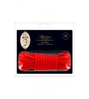 Corde de bondage rouge 5m - Sweet Caress