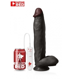 Vibro XXL The Power Black 31 x 6 cm - Captain Red