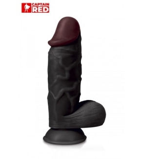 Gode XXL The Strong Black 26 x 6,5 cm - Captain Red