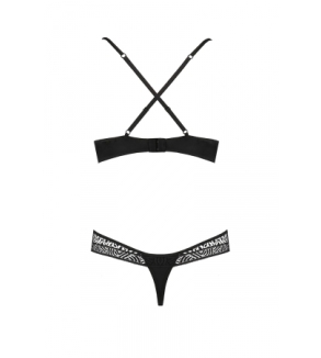 Ensemble Scarlet Bikini noir - Passion