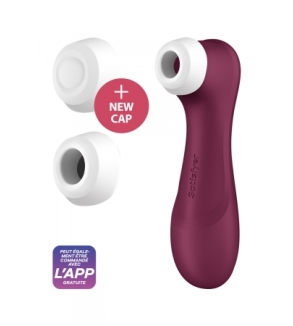 Stimulateur Satisfyer Pro 2 Generation 3 connecté bordeaux