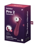 Stimulateur Satisfyer Pro 2 Generation 3 connecté bordeaux