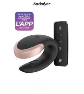 Stimulateur Double Love noir - Satisfyer