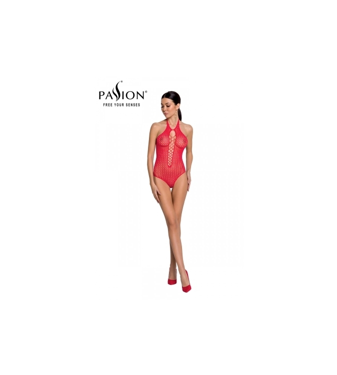 Body string résille BS088 - Rouge