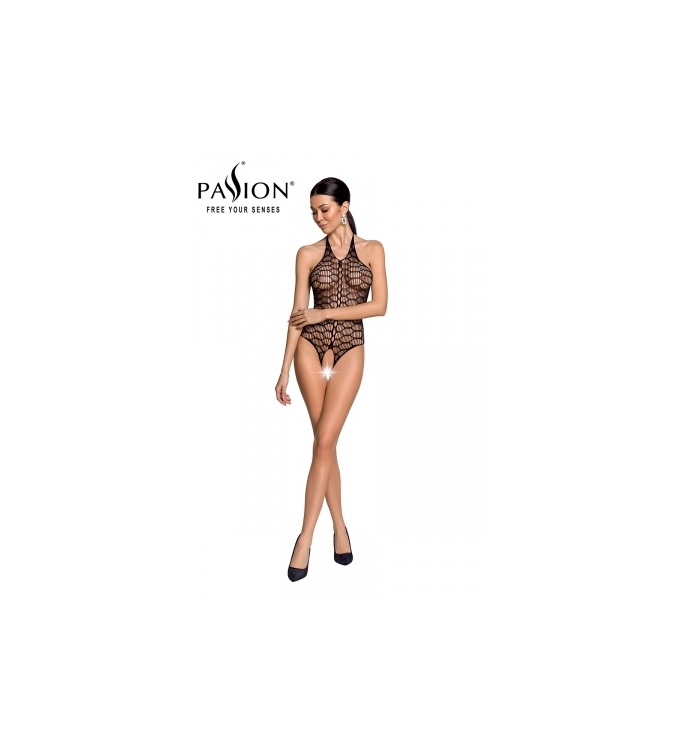 Body résille ouvert BS087 - Noir