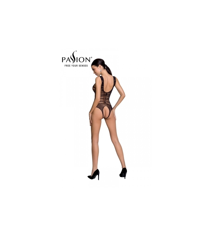 Body résille ouvert BS086 - Noir