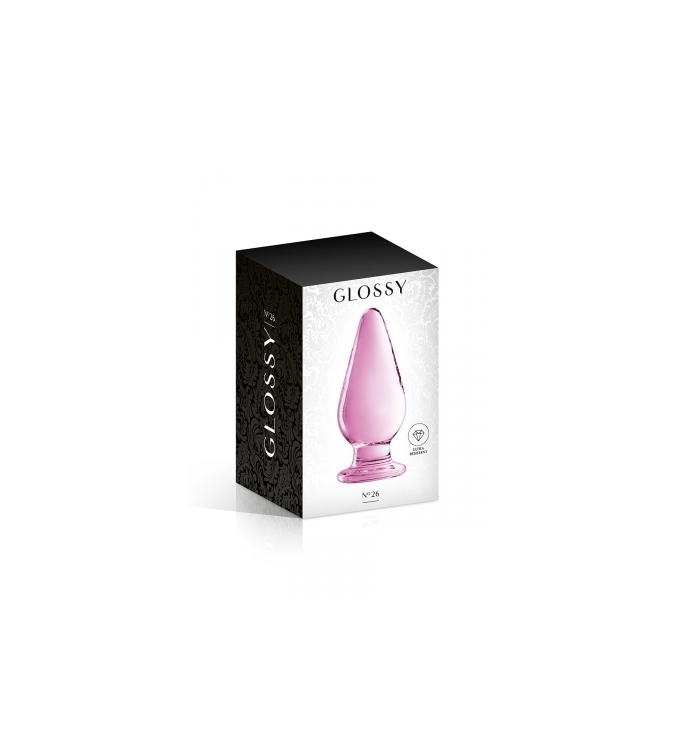 Plug anal verre Glossy Toys n° 26 Pink