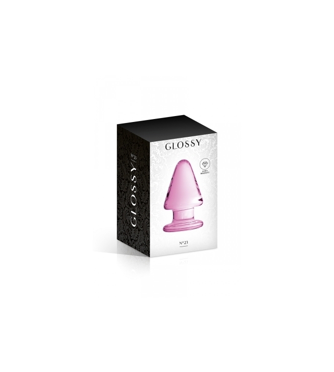 Plug anal verre Glossy Toys n° 23 Pink