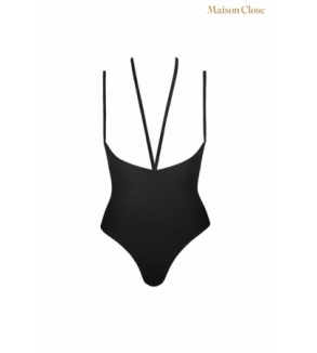 Body string seins nus noir Le petit secret