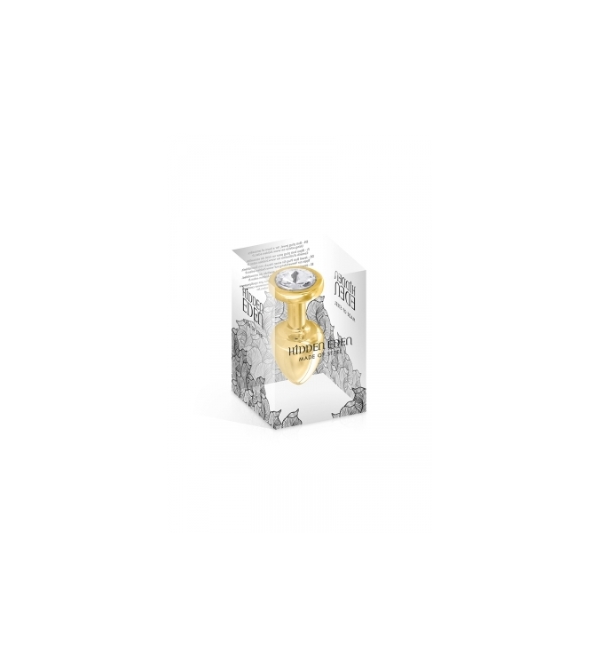 Plug bijou aluminium gold XS - Hidden Eden