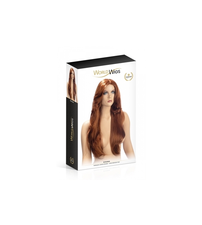 Perruque Rihana rousse - World Wigs