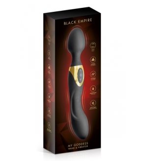 Vibromasseur wand 2 en 1 My Goddess - Black Empire