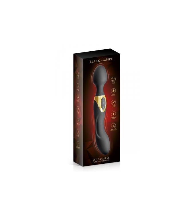 Vibromasseur wand 2 en 1 My Goddess - Black Empire