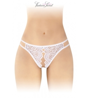 Culotte blanche ouverte Annette - Fashion Secret