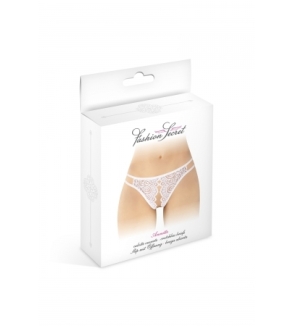 Culotte blanche ouverte Annette - Fashion Secret