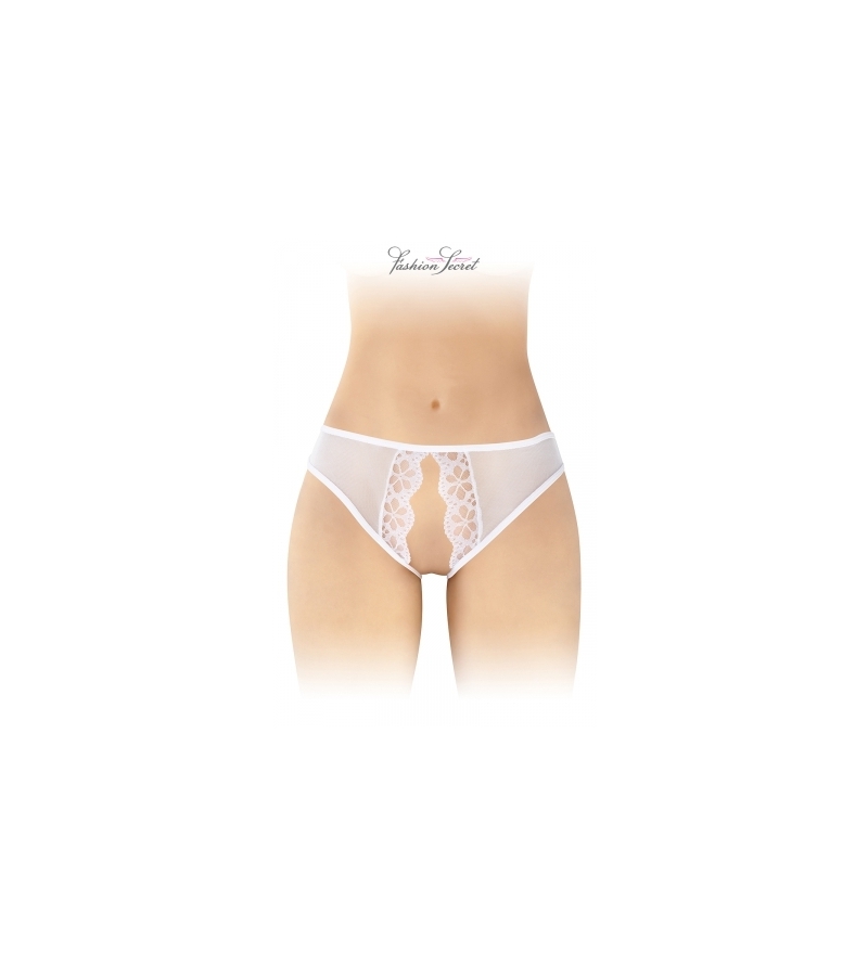 Culotte blanche ouverte Ambre - Fashion Secret