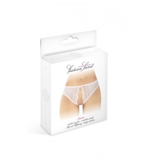 Culotte blanche ouverte Ambre - Fashion Secret