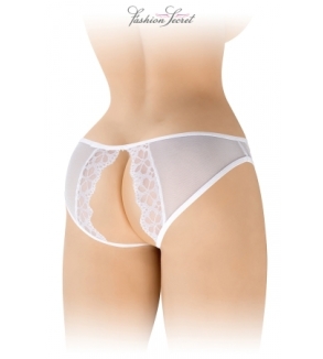 Culotte blanche ouverte Ambre - Fashion Secret