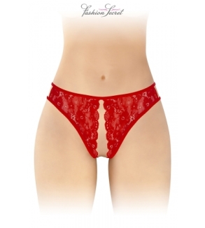 String rouge ouvert Victoria - Fashion Secret