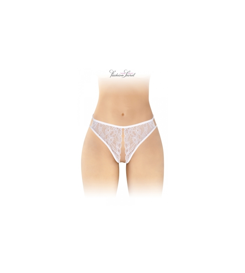 String blanc ouvert Victoria - Fashion Secret