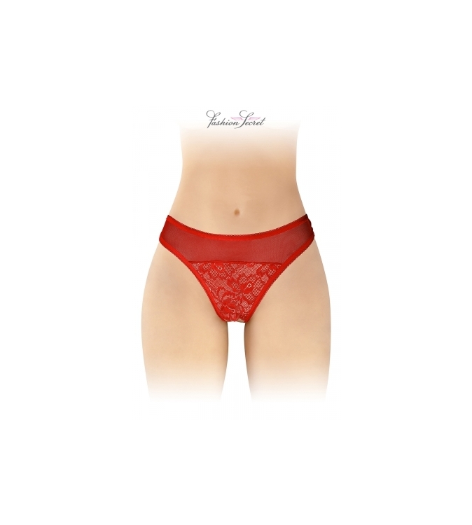 Tanga rouge ouvert Ava - Fashion Secret