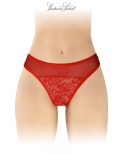 Tanga rouge ouvert Ava - Fashion Secret