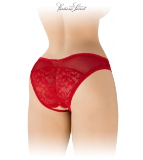 Tanga rouge ouvert Ava - Fashion Secret