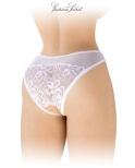 Tanga blanc ouvert Ava - Fashion Secret