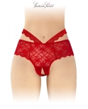 Culotte ouverte rouge Marie - Fashion Secret