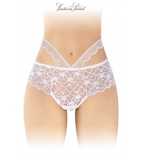 Culotte ouverte blanche Marie - Fashion Secret