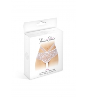 Culotte ouverte blanche Marie - Fashion Secret