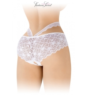 Culotte ouverte blanche Marie - Fashion Secret