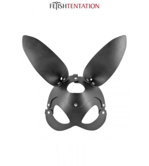 Masque bunny simili cuir réglable - Fetish Tentation