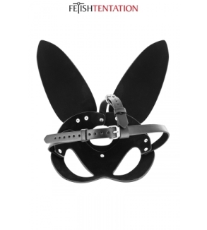 Masque bunny simili cuir réglable - Fetish Tentation