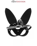 Masque bunny simili cuir réglable - Fetish Tentation