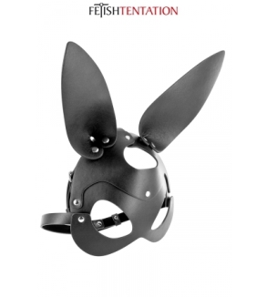 Masque bunny simili cuir réglable - Fetish Tentation