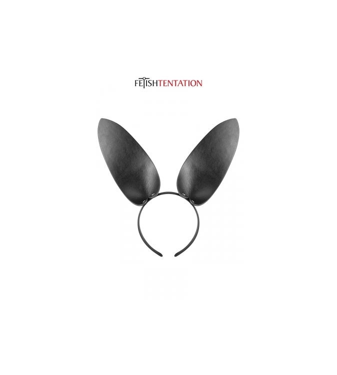 Oreilles de lapin en simili cuir - Fetish Tentation