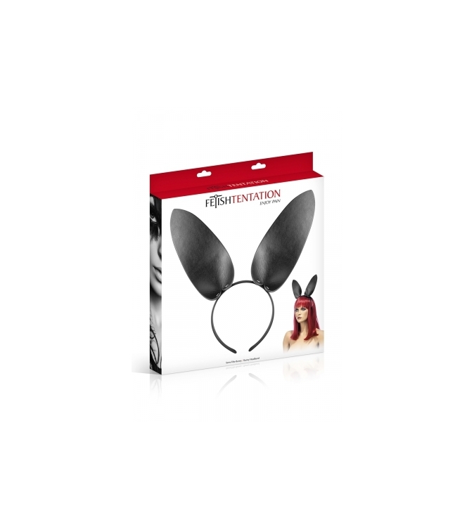 Oreilles de lapin en simili cuir - Fetish Tentation