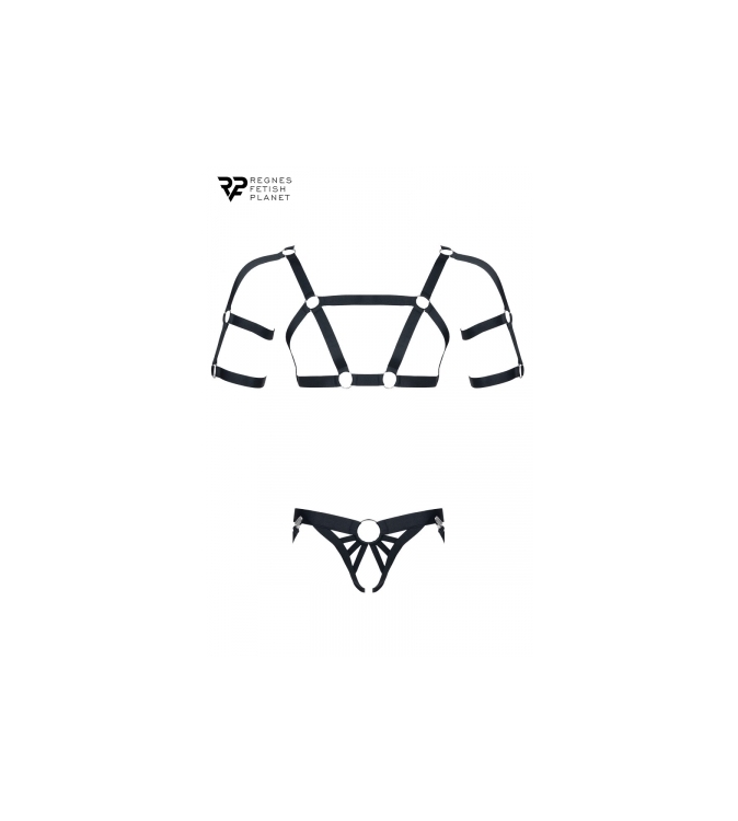 Ensemble harnais et jockstrap ouvert - Regnes