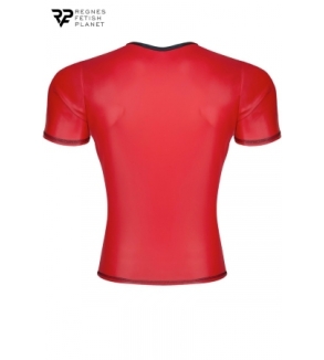 T-shirt wetlook rouge - Regnes